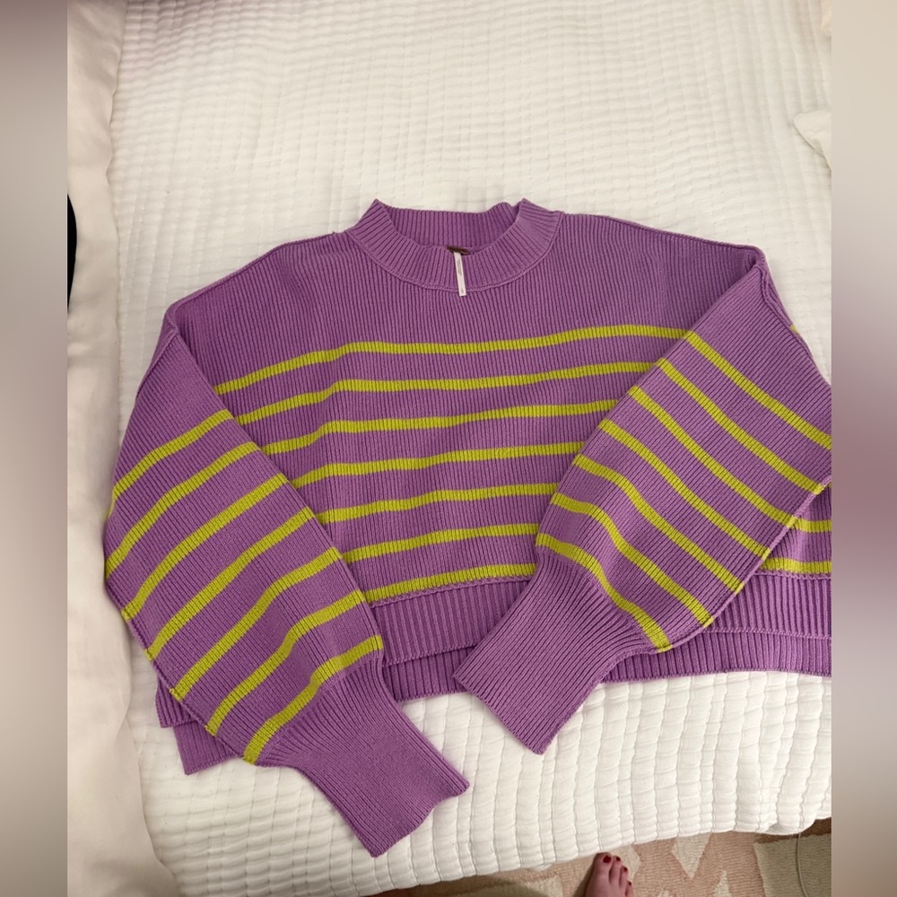 Free People Cropped Sweater